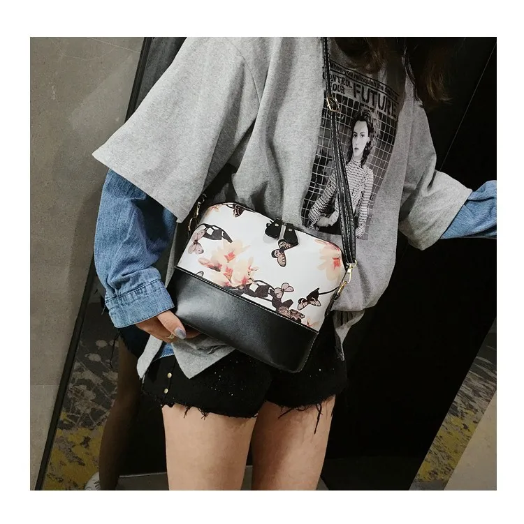 

Korean-style Fashion Shoulder Bag Casual WOMEN'S Bag yin hua pu Shell Bag Versatile Simple Shoulder Bag