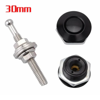 

2Pcs Bonnet Lock Push Button Quick Release Hood Pins Clip Latch Bumper Universal Aluminum alloy