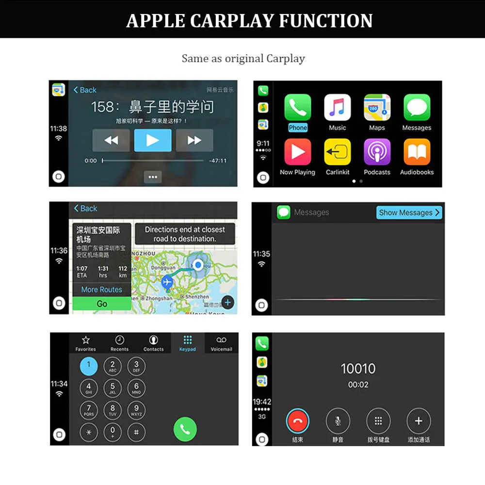 Carlinkit USB CarPlay ключ для Android Авто головное устройство экран сенсорный смарт-автомобиль ссылка Apple CarPlay