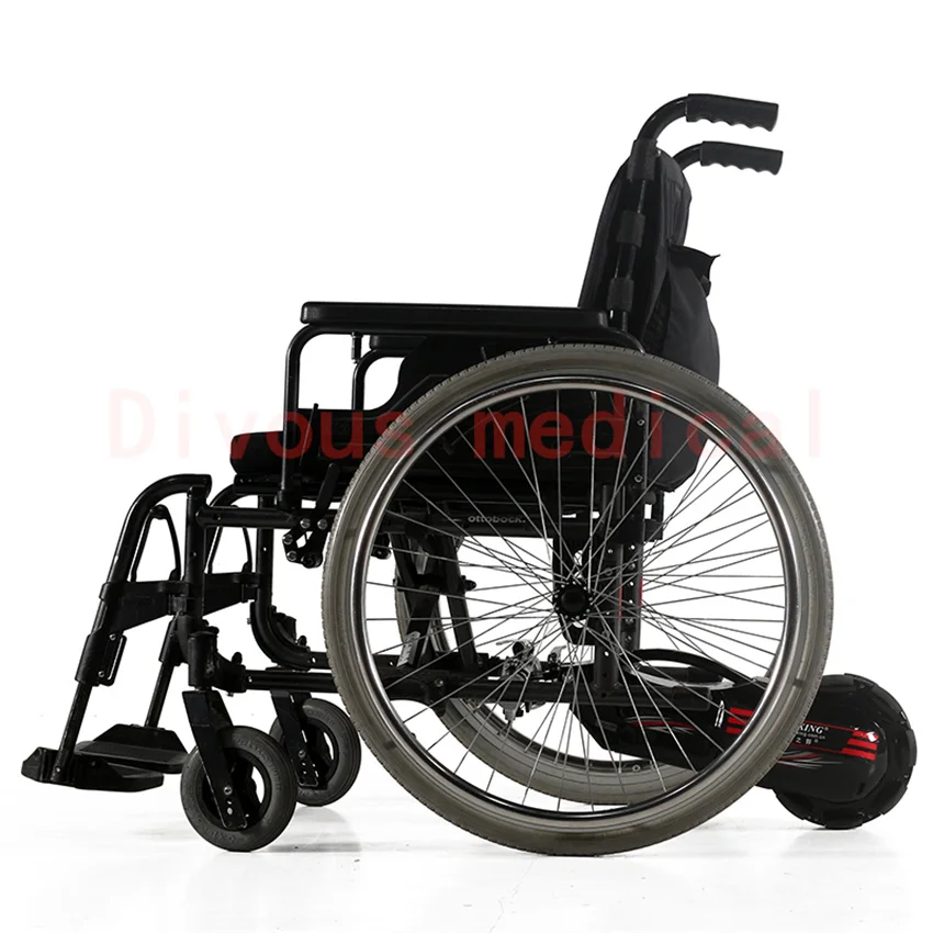 High Quality 250W Electric Handbike Wheelchair Trailer Manual Wheelchair Drive Head Traction Smart Booster