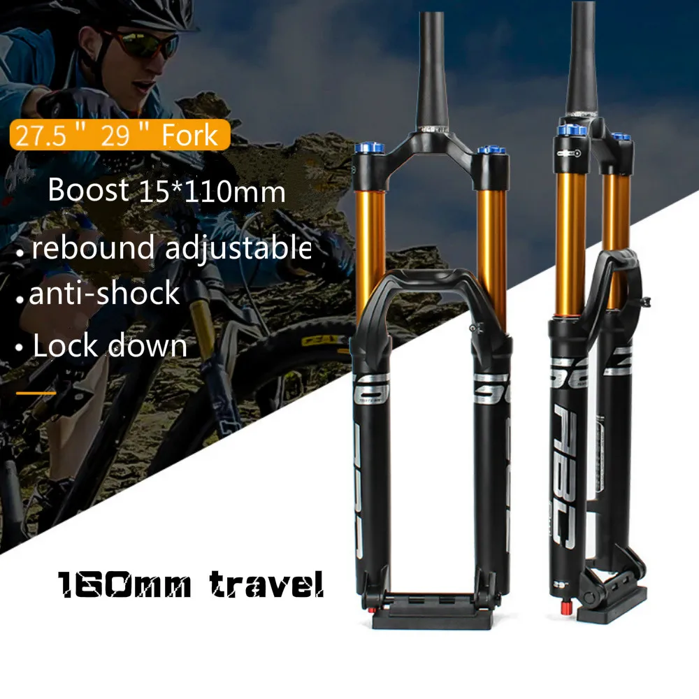 27529inchMTBBicycleForkBoost15110mmLockDownAirPressure