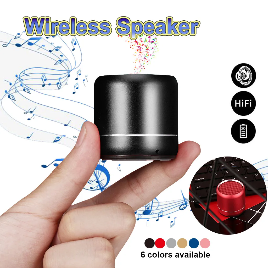 Новое поступление прекрасный перезаряжаемый HIFI портативный мини беспроводной