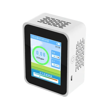 

Portable LCD Formaldehyde PM2.5 CO2 Detector Multifunctional Home Air Detector Intelligent Air Quality Analyzer Air Monitor