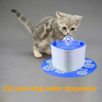 

Hot Sale 2L Electric Auto Pet Water Dispenser EU/US/UK Plug Fountain Mute Drinking Bowl Dog Automatic Feeders Supplies