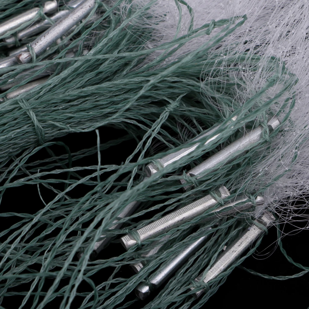 20m x 1.2m Fishing Net with Float Fish Trap Monofilament Small Mesh Gill Casting Net  Easy Throw for Hand Casting 1cm net hole