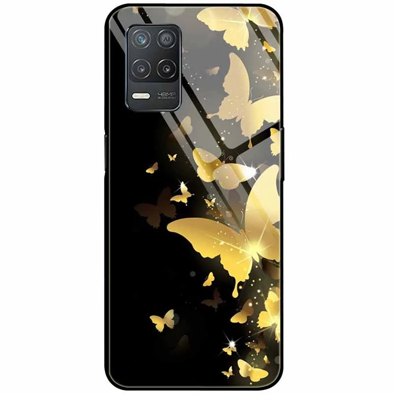 Tempered Glass Hard Protective Back Cover - Cute Design