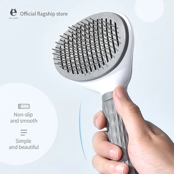 

Pet Comb Self Cleaning Brush Professional Grooming Brush for Dogs and Cats,Pet Dog Cat Brush Clean Hair Removal Accessories