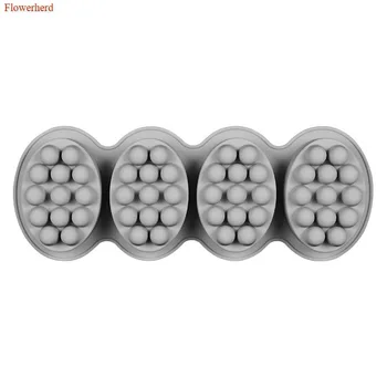 Multiple Holes Soap Silicone Mold Cake Making Mold Massage Soap Mold with Single-hole Soapmaking for Christmas Gift Soap Form 2
