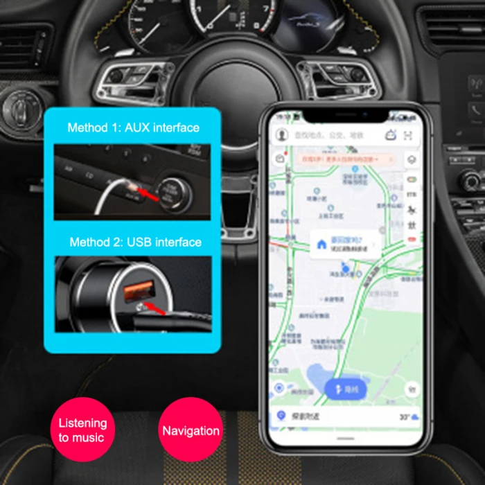 Мини 3,5 мм разъем AUX аудио MP3 музыка Bluetooth приемник автомобильный комплект Беспроводной Громкая Связь Динамик VH99