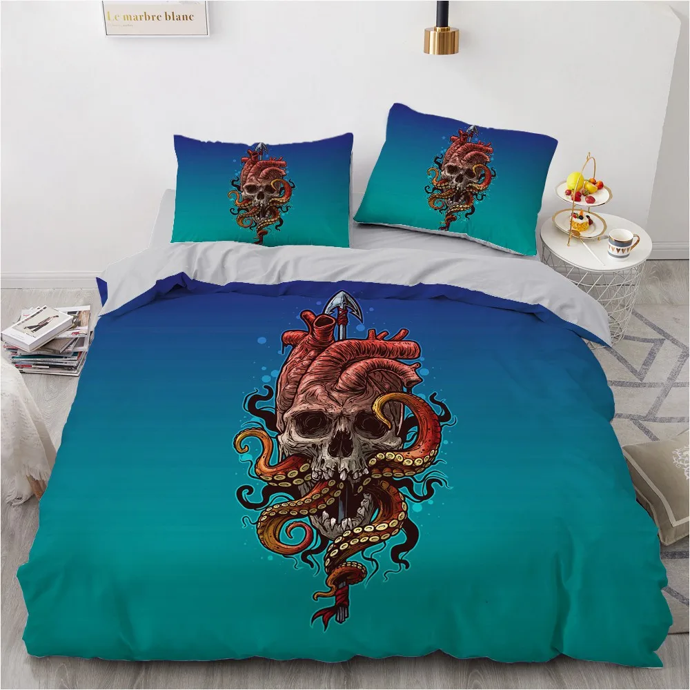 Simple Bedding Sets 3D Marbling Duvet Quilt Cover Set Comforter Bed Linen Pillowcase King Queen Full Double Home Texitle | Дом и сад