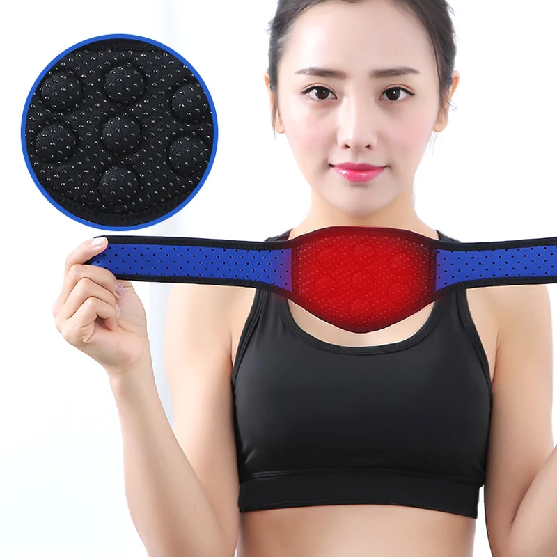 Hot Sale Dropshipping Neck Brace Magnetic High Quality New Therapy Cervical Vertebra Self Heating Neck Support Strap A7