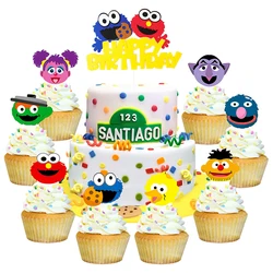 Kit de décorations de gâteaux et cupcakes inspirés du sésame, 49 pièces, pour anniversaire, fournitures de fête à thème, décoration de gâteau pour enfants 