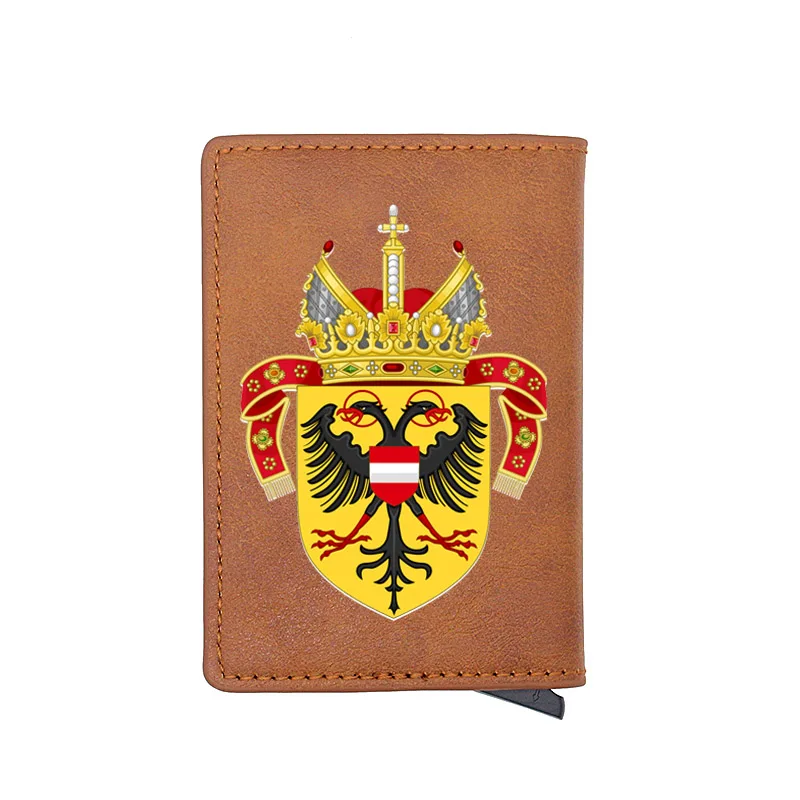 

Vintage Holy Roman Empire Digital Printing Card Holder Wallet Classic Men Women Mini Short Leather Purse