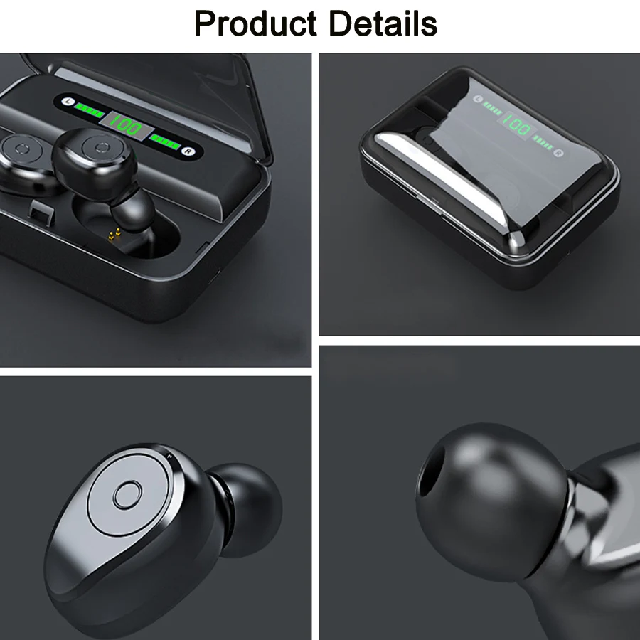 Najtaniej TWS bezprzewodowe słuchawki Bluetooth 5.0 słuchawki z redukcją szumów słuchawki stereo bezprzewodowe słuchawki Bluetooth do telefonów