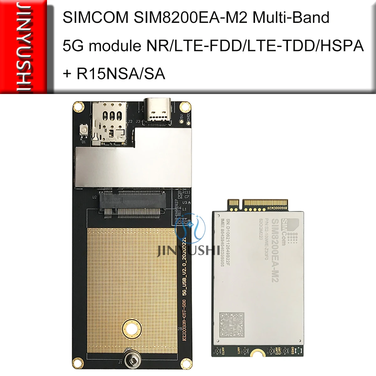 SIMCOM SIM8200EA-M2 4 антенные разъемы 5G модуль с USB 3 0 PCIE адаптер NR/lte-fdd/lte-tdd/HSPA + M.2 R15 NSA/SA sub-6 G