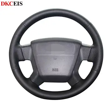 

Hand-stitched Black Soft PU Artificial Leather Car Steering Wheel Covers Wrap for Jeep Old Patriot 2007-2010 Compass 2006-2010