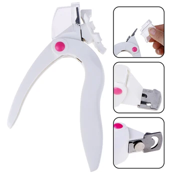 

1Pcs Stainless Steel Nail Edge Clipper Cutter Acrylic Gel False Tips U shape Trimmer Manicure Tool