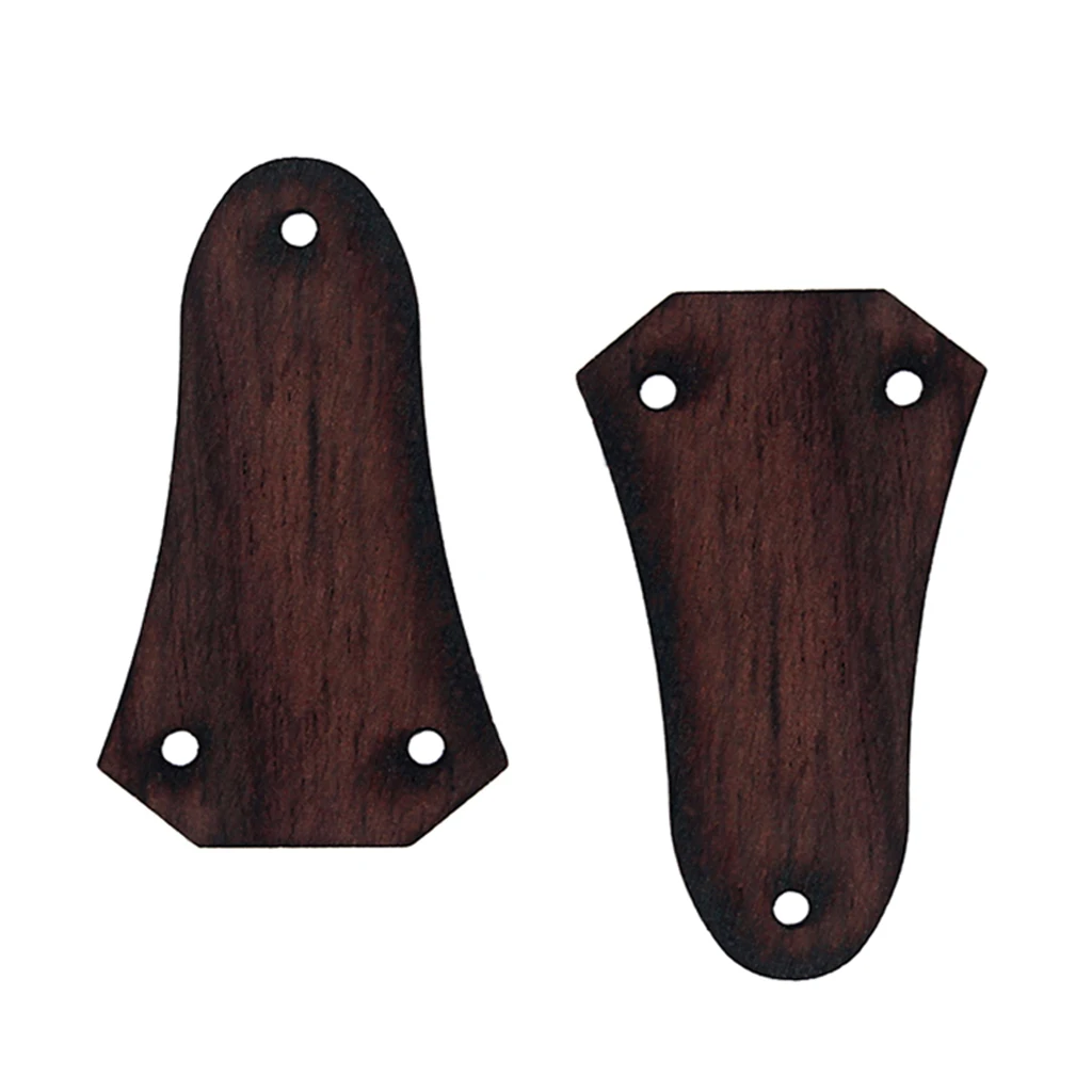Exquisite Rosewood 3 Holes Truss Rod Cover Plate For Acoustic/Electric Guitar Pack Of 2
