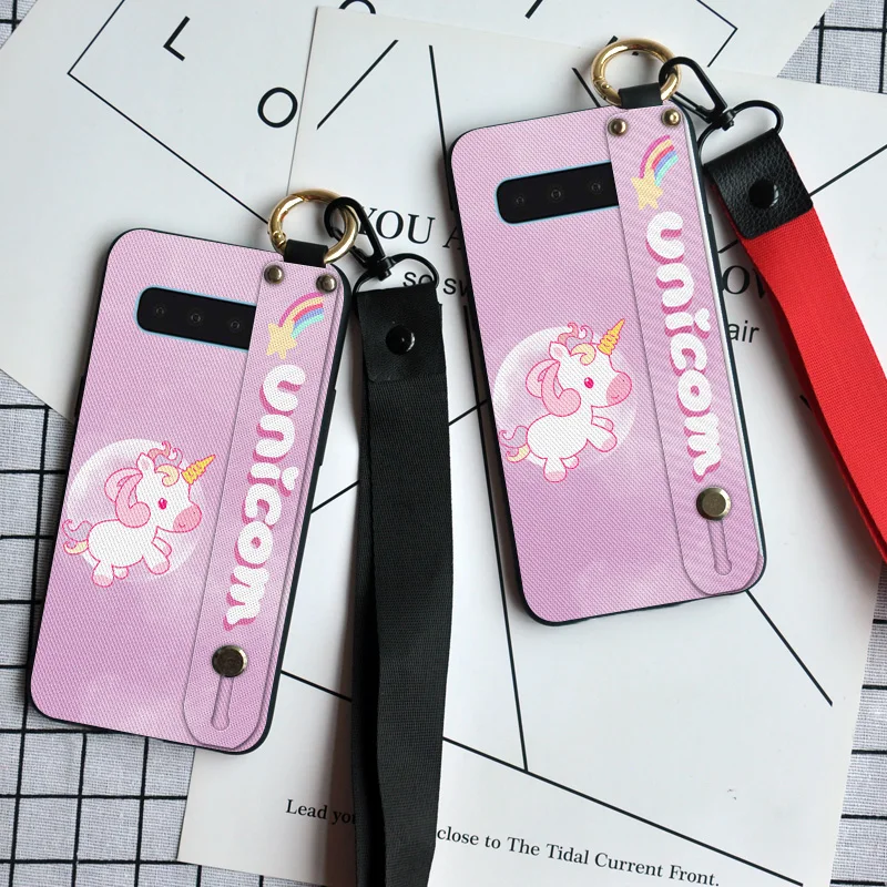 

Phone Holder Case For Samsung Galaxy S10 Lite S10E Soft TPU Neck Wrist Strap Lanyard Case For Samsung S10 5G Plus