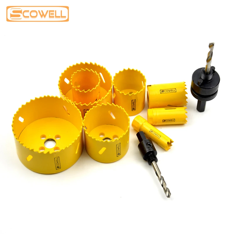 30% скидка SCOWELL Holesaw Резак 14 мм до 92 с Arbor A2 A4 для резки металла отверстий пилы