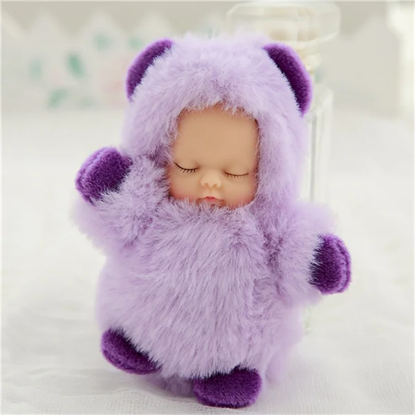 NO.1 Подлинная Оригинальная кукла-реборн bebe 11 см, брелок, мягкий силиконовый реборн для малышей, игрушки для малышей, плюшевый Рождественский подарок - Цвет: NO.1