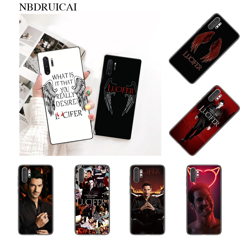 NBDRUICAI изобретенный Ангел Люцифер ТПУ чехол для телефона Samsung Note 3 4 5 7 8 9 10 pro A7 2018 A10