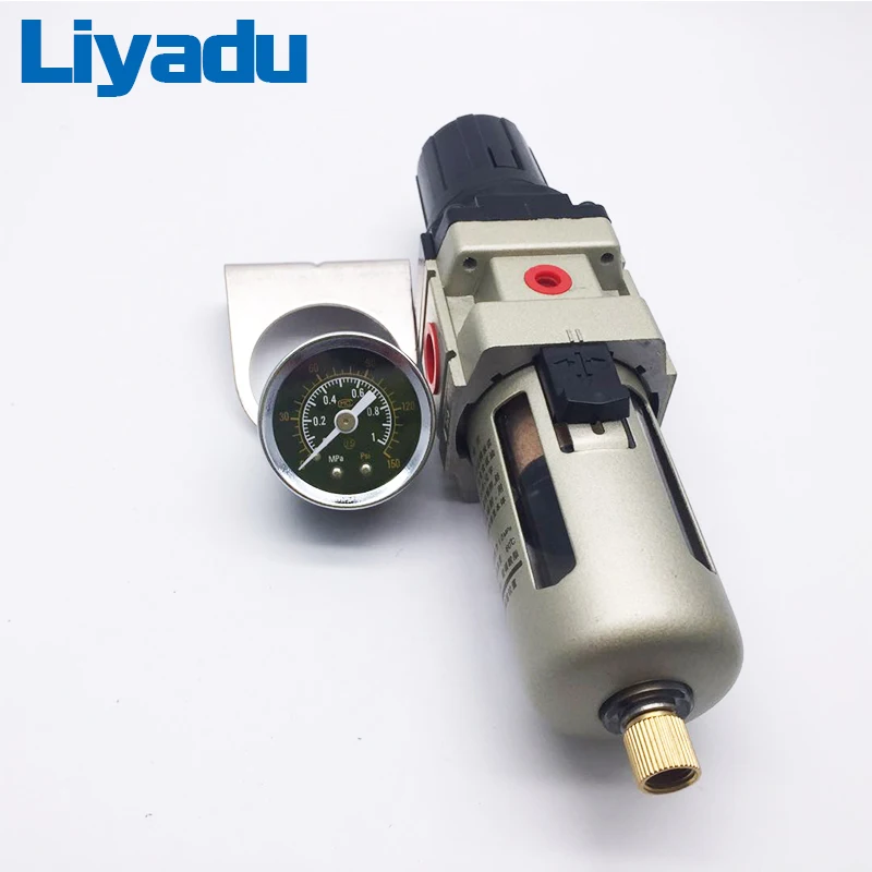 AW3000-02 G1/4 AW3000-03 G3/8 Пневматический воздушный компрессор фильтр редукционный клапан регулирующий клапан