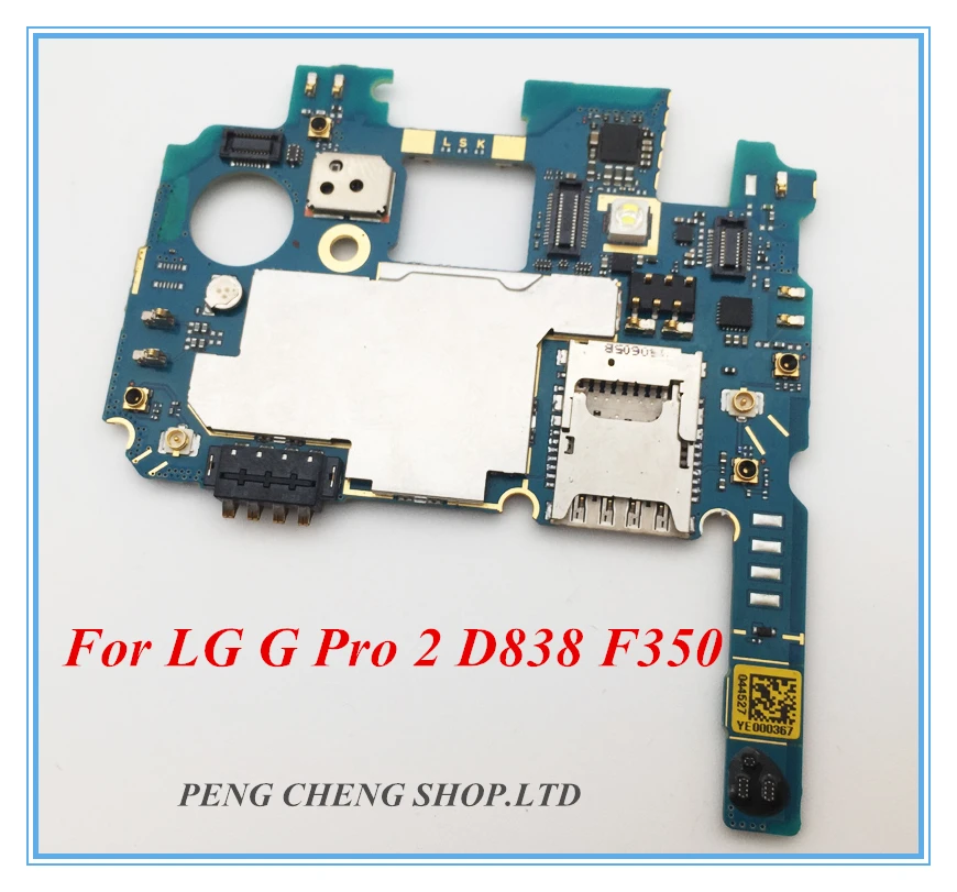 

Europe Version 32GB~Unlocked Original Chips Logic Board For LG G Pro 2 D838 Motherboard