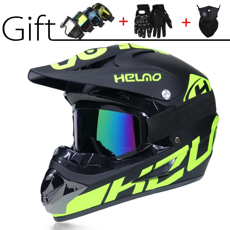 super cool motorcycle offroad helmet cross ATV motorcycle helmet MTB Downhill full mask 3 free gifts and lots of design casco