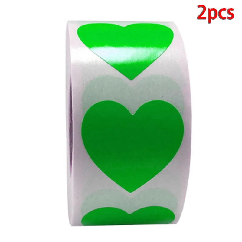 Портативные наклейки для этикеток 2 рулона любви бумажные упаковочные этикетки