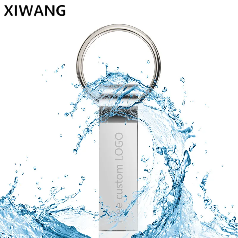 Metal 2.0 Usb Flash Drive 16gb Pendrive 64gb Waterproof Pen Drive 32gb Flash Memory Stick 8gb 4gb Cle Usb 128gb Free Custom Logo