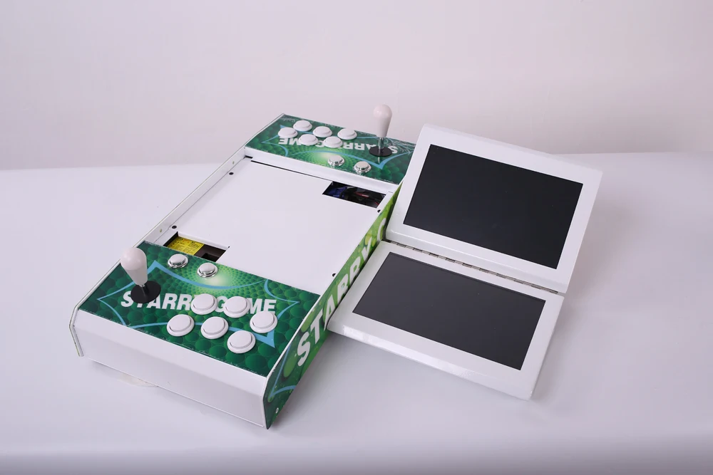 1or 2 игроков 10 дюймов ЖК-дисплей Экран мини bartop игровые автоматы ящик Пандоры комплект игровой консольный ящик 2500 в 1