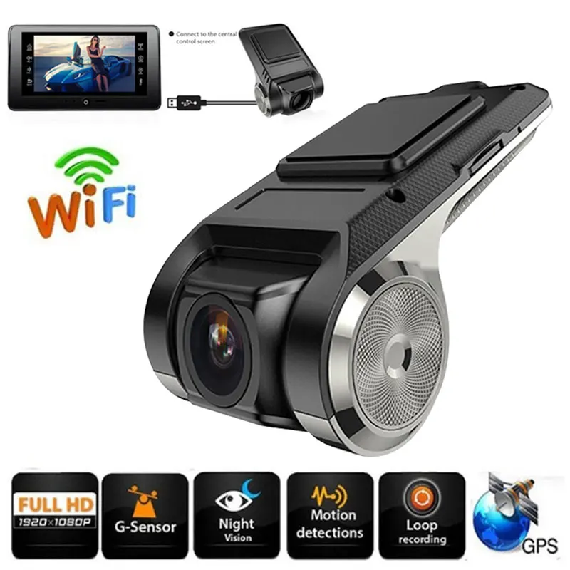 Vehemo ADAS USB Mini Dash Cam Car Camera Auto DVR Full 1080P Electronic Video Recorder Android Vehicle Dashcam Multimedia Player