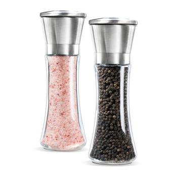 

Stainless Steel Pepper and salt mill grinder set (2PS pepper mills)