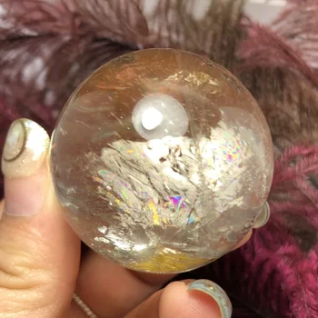 

Rainbow!! Natural Quartz Crystal clear crystal Sphere Ball Healing stones from China