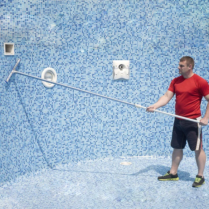 Swimming Pool Brush Outdoor Durable Pool Cleaner Vacuum Algae Cleaning Brush Head