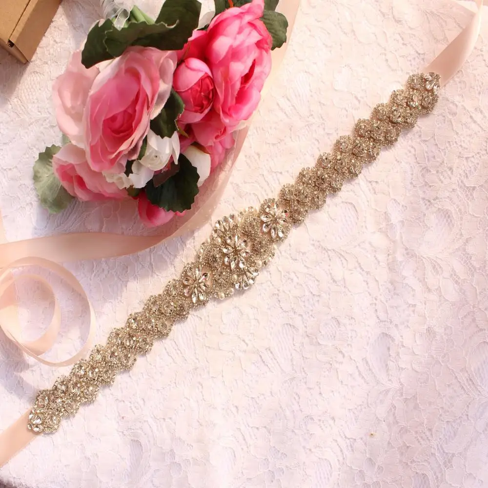 Bridal Свадебные аксессуары Riemen voor Vrouwen Trouwjurk Sjerp Riem van De Braid