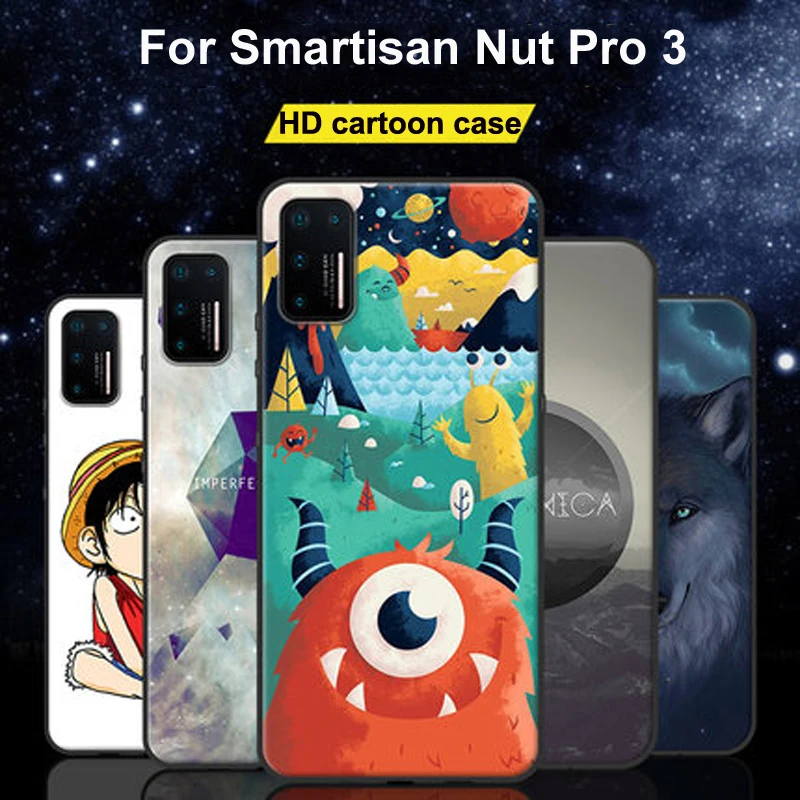 

Case For Smartisan Nut Pro 3 Pro3 Case Silicone TPU Bumper soft Phone Cases For Smartisan Nut DT1901A nutPro3 back Cover Funda