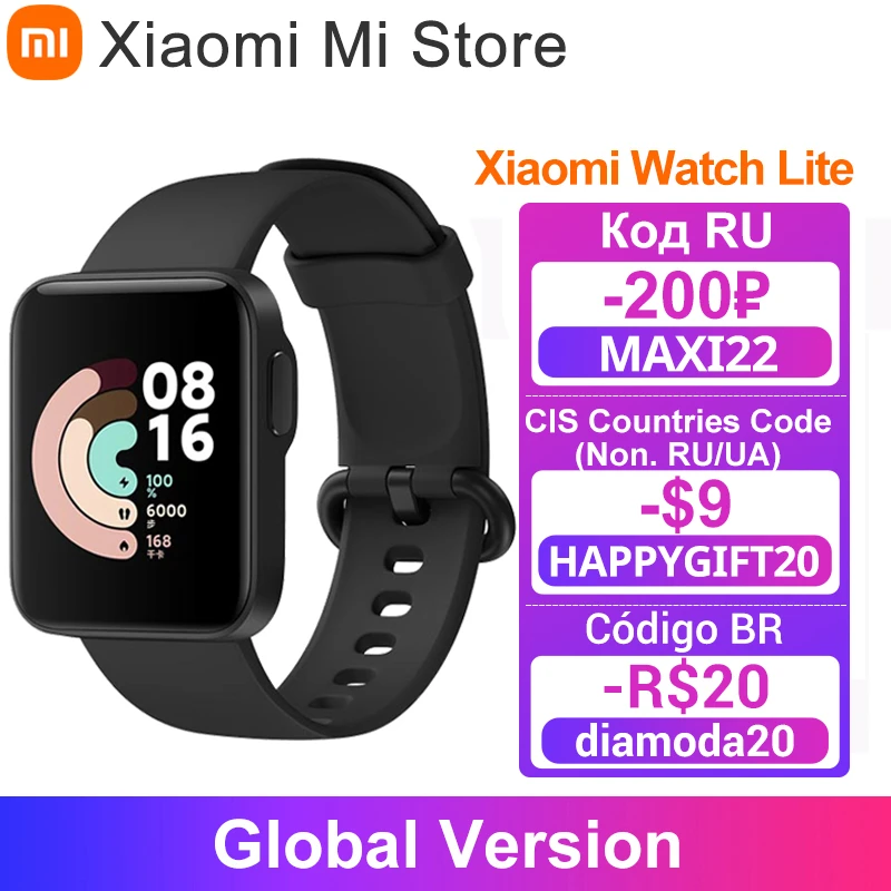 Global Version Xiaomi Mi Watch Lite Smartwatch GPS Bluetooth 5.1 Sports  Fitness Heart Rate Monitor Smart Band 1.4” TFTLCD Screen - AliExpress  Consumer Electronics