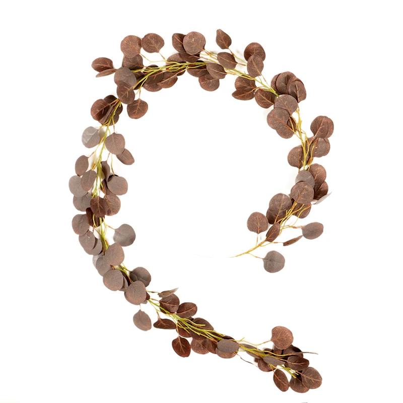 2 шт ржавчины красный/Виноград фиолетовый искусственная зелень гирлянда