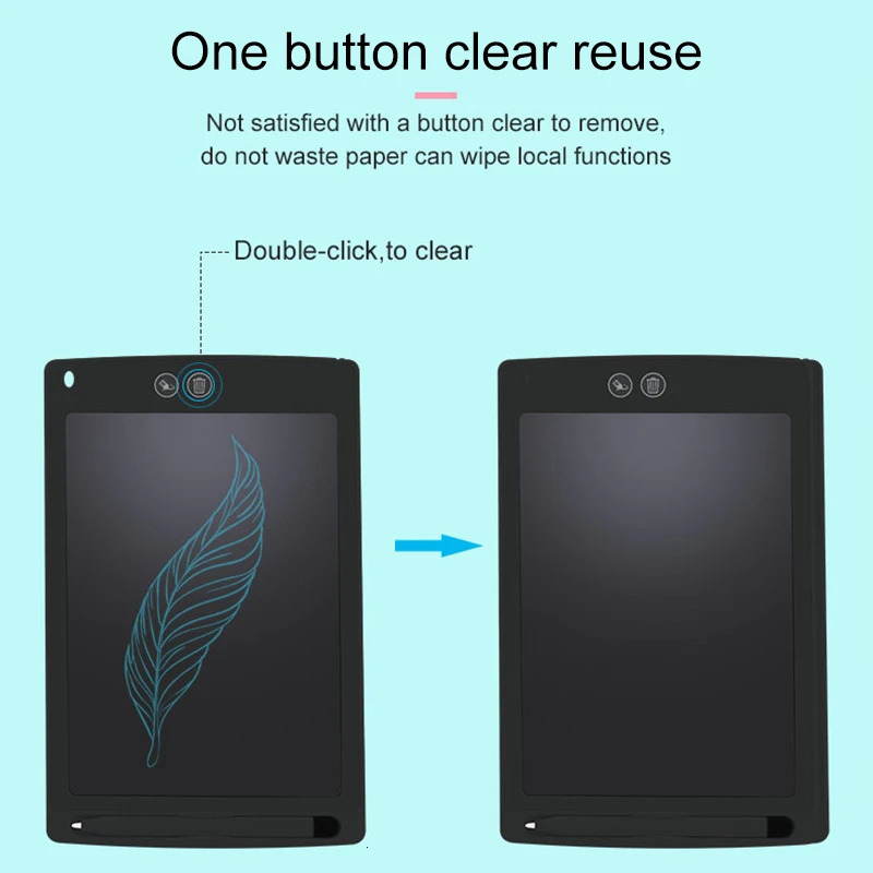 Electronic 12 Inch LCD Writing Tablet Digital Graphics Tablets Slim Touch Message Drawing Boards Handwriting Pad For Kids Toys