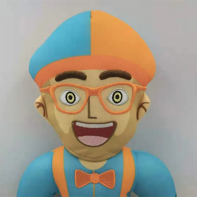 Blippi плюшевая мягкая набивная кукла игрушка для детского подарка косплей реквизит 33 см Рождественский подарок на день рождения