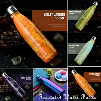

500ML Water Bottle Vacuum Insulated Thermal Metal Sports Vacuum Flasks Warm Cup Stainless Steel Creative bouteille thermos
