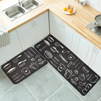 

Kitchen Accessories Door Mat Tapete Doormats Carpet Thin Non-Slip Kitchen Bathroom Carpet Room Pad Floor Mat Home Floor Mats