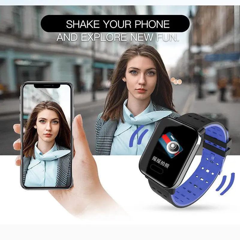 Kuulee A6 IP67 Bluetooth Смарт-часы для мужчин кровяное давление круглые умные часы для женщин часы водонепроницаемый спортивный трекер для Android iOS