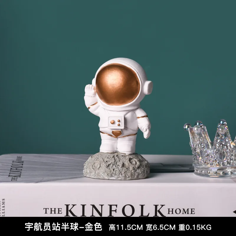 Космический человек, астронавт, скульптурные фигуры, ракета, самолет, фигурка космонавта, модель, керамический материал, статуя, украшения для дома, статуэтки - Цвет: 3