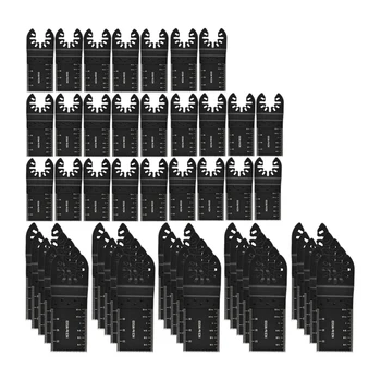 

50PCS Oscillating Multitool Quick Release Saw Blades Oscillating Tool Blades for Cutting Wood, Metal Plastic and Other Materials