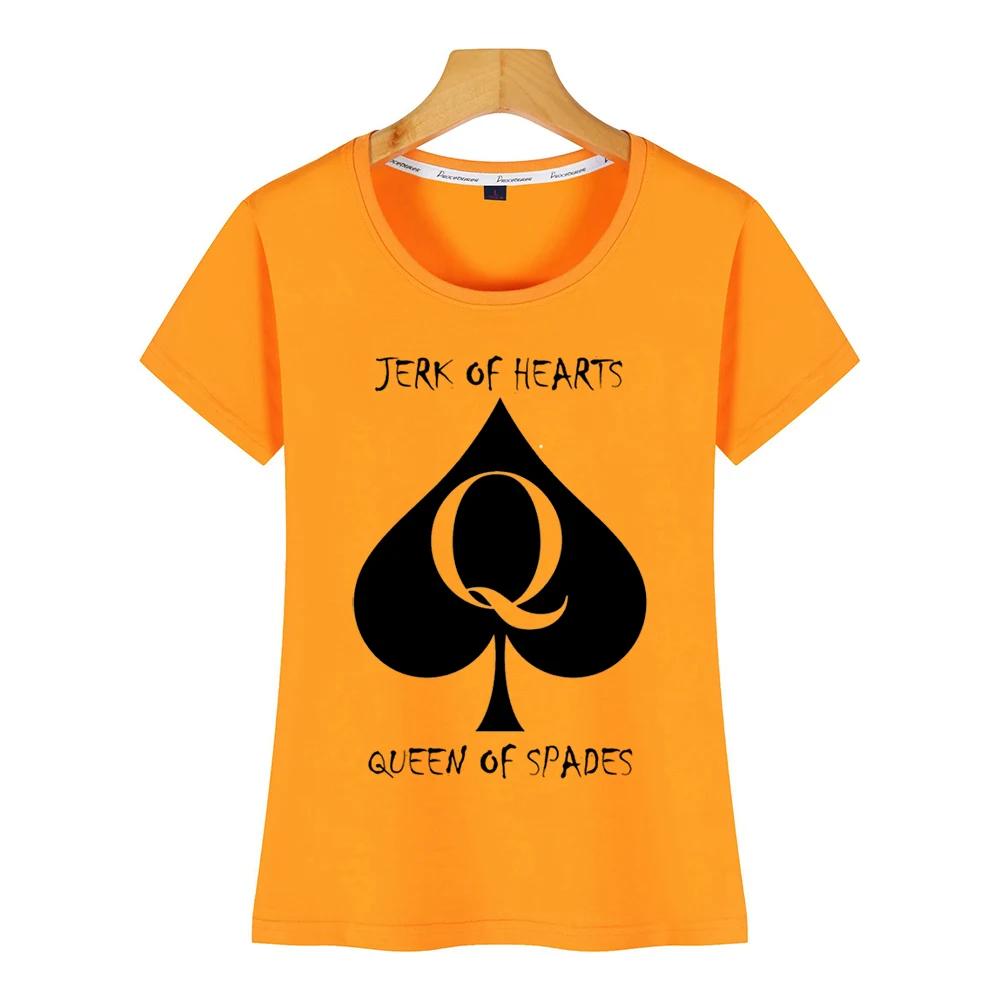 Топы футболка Женская пиковая королева комиксы надписи на заказ женская