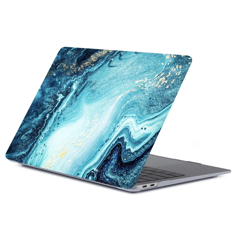 Мраморный чехол для Macbook Air Pro Retina 11 12 13 15 жесткий прозрачный ноутбука Mac book 3 дюймов