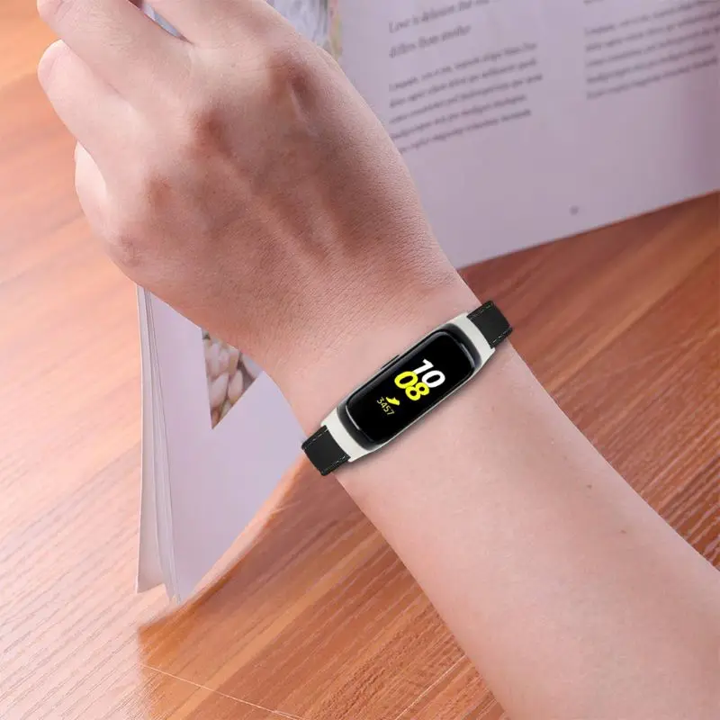 Кожаные модные умные часы ремешок на запястье для samsung Galaxy fit SM-R370 Браслет замена Браслет Унисекс Премиум Кожа
